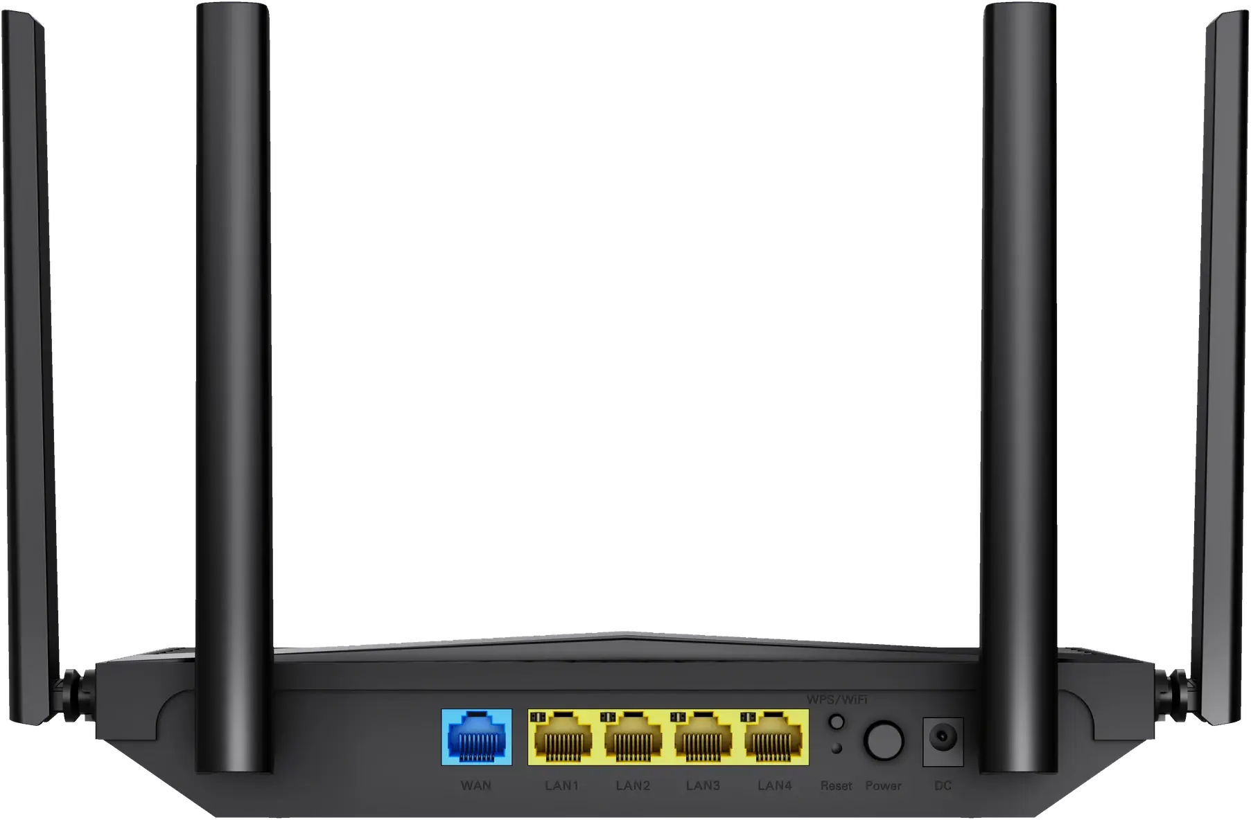Uncord R30 rear panel showing its ports
