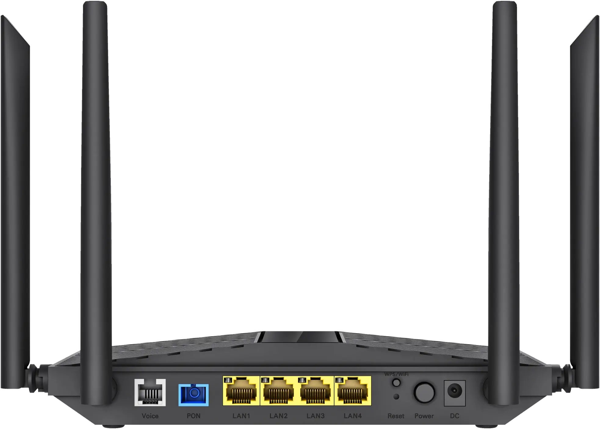 Uncord X13 rear panel showing its ports