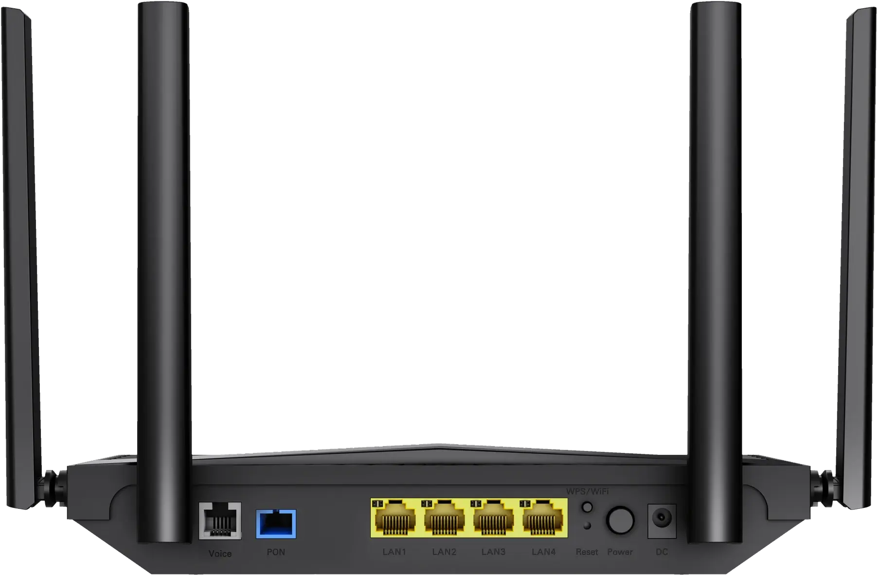 Uncord X31 rear panel showing its ports
